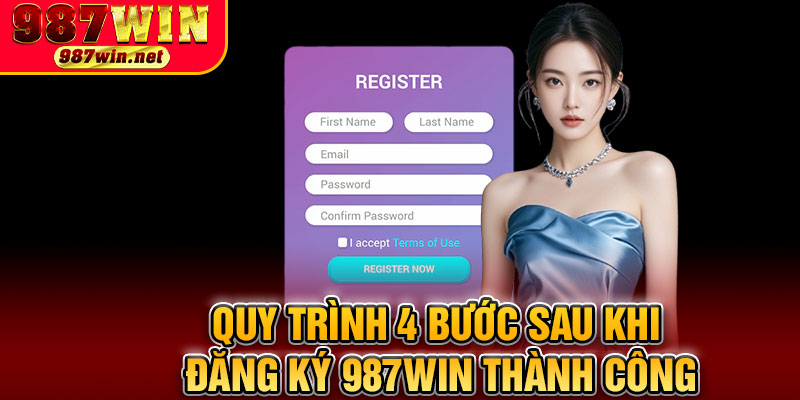 Quy Trình 4 Bước Sau Khi Đăng Ký 987WIN Thành Công